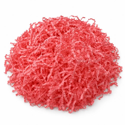 Różowy wypełniacz papierowy Pergaminus 1kg, ozdobne wiórki do paczek