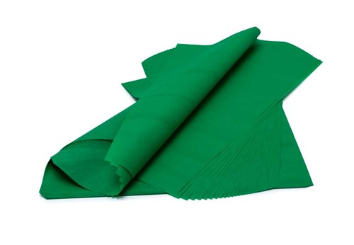 Bibuła Gładka 38x50cm Zielona Ciemna - 100 arkuszy