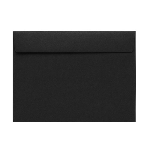 Koperty Ozdobne C5 HK Perłowy Czarny 120g 50 sztuk - Na Zaproszenia