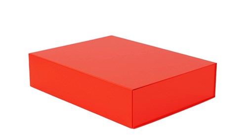 Pudełko z zamknięciem magnetycznym 430x330x100mm Czerwone