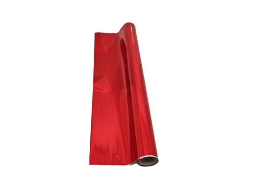 Folia Metalizowana Czerwona 50X70cm 50ark.