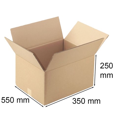 Karton klapowy pięciowarstwowy 550x350x250mm