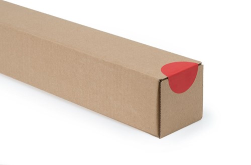 Naklejki okrągłe Fi 40mm 500szt Czerwone