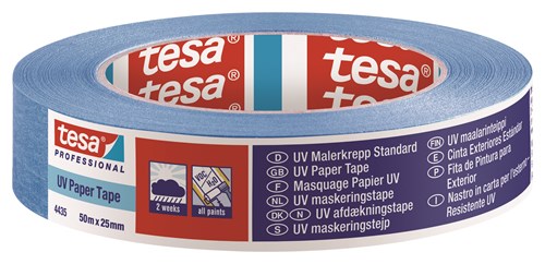 Taśma Papierowa Malarska TESA 25mm/50m BlueMasking