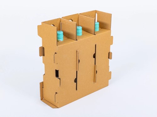 karton transportowy 342x146x368 mm - Pudełko na 3 butelki