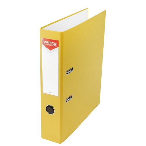 Segregator Office Products A4 szeroki 7,5cm Żółty