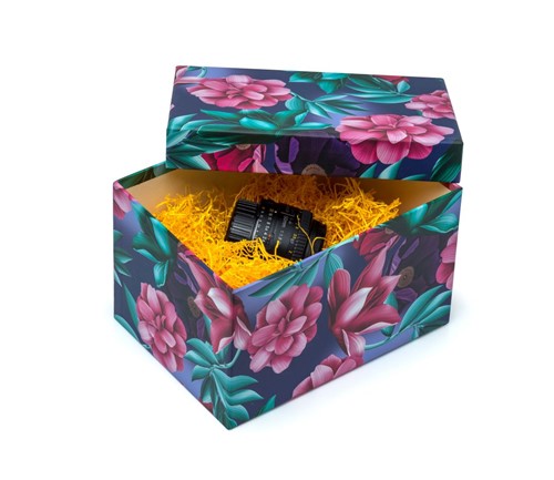 Zestaw pudełek PROSTOKĄT KWIATY PIWONIE (3 szt)