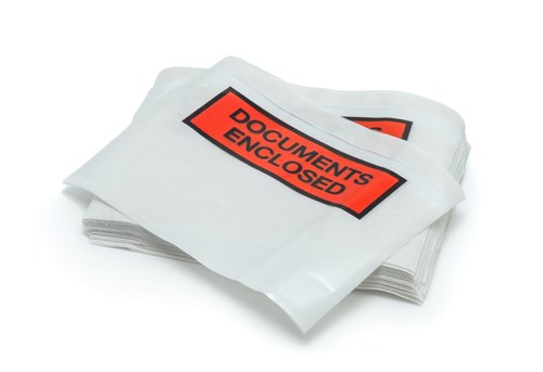 Koperty Kurierskie C4 DOCUMENTS ENCLOSED 500szt