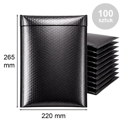 Koperta bąbelkowa Metaliczna E15 220x265mm 100szt – wysyłka premium