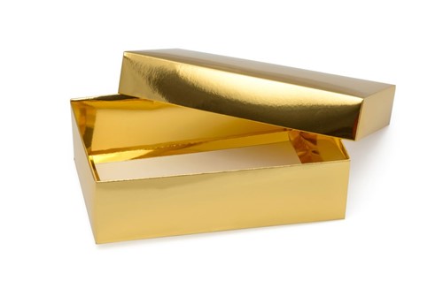 Pudełko Laminowane 255x160x75mm Złote
