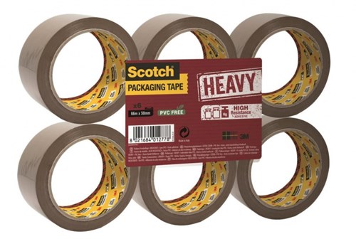 Taśma SCOTCH HEAVY Brązowa 48mm/66m