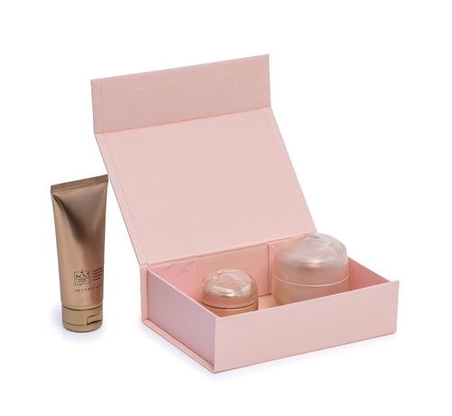 Pudełko Magnetyczne Różowe 175x125x50mm (zew) A6 Eleganckie Na Prezent