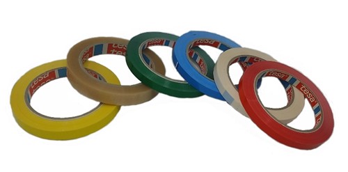 Taśma TESA do zakl. worków 9mm/66m Transparentna