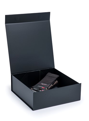 Pudełko Magnetyczne Czarne 330x330x115mm (zew)A4 Na prezent