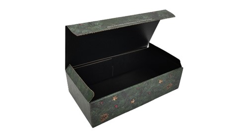 KARTON ŚWIĄTECZNY ZIELONA CHOINKA 360X192X93 MM