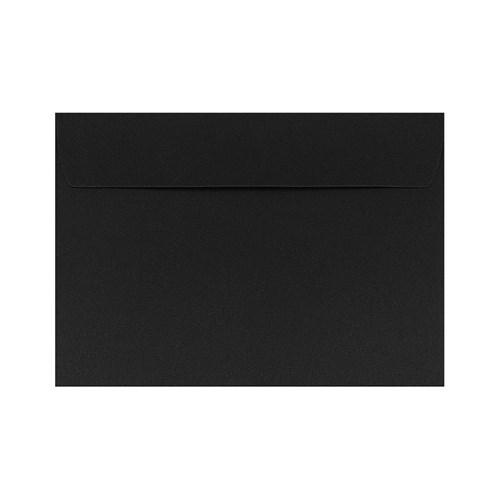 Koperty Ozdobne B6 HK Perłowy Czarny 120g 50 sztuk - Na Zaproszenia
