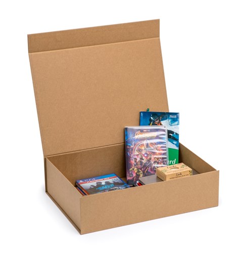 Pudełko Magnetyczne Kraft 440x320x120mm (zew) A3 Na prezent