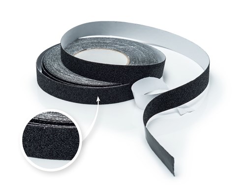 Taśma Antypoślizgowa na schody 25 mm/18 m Czarna