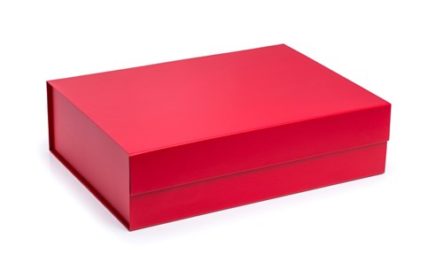 Pudełko Magnetyczne Jasny Czerwony 440x320x120mm (zew) A3 Na prezent