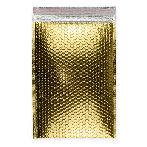Koperta bąbelkowa metaliczna H18 złota 290x370mm