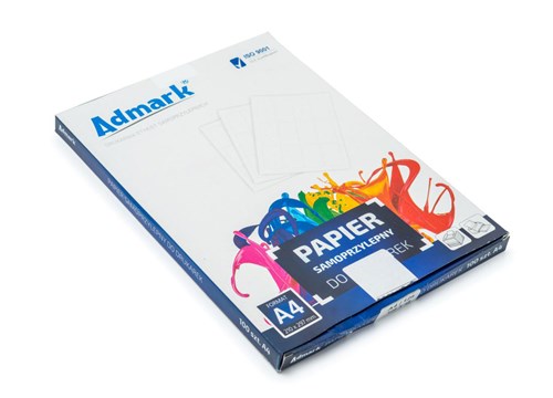 Arkusze samoprzylepne A4 100ark "1" 210x297mm ADM