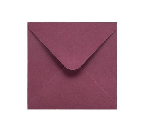 Koperty Kwadratowe K4 Bordowe Burgundowe 120g 10 sztuk - Eleganckie Ko