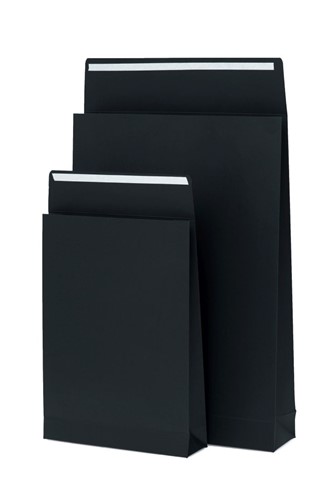 Koperty kartonowe 320x450x80mm Czarne 220g 10szt