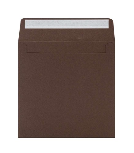 Koperty kwadratowe K4 HK Ciemne Brązowe 120gsm, 50szt