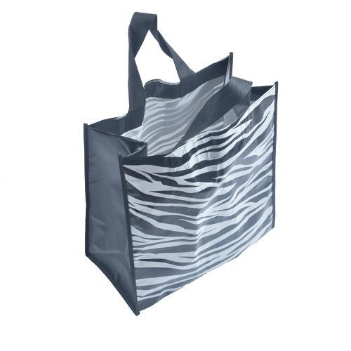 Worek z siatki 25x30 czarny 58g/m²