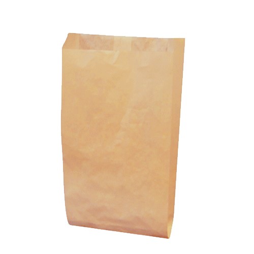 Torby papierowe FAŁDOWE 150x60x290mm BRĄZ 1000szt