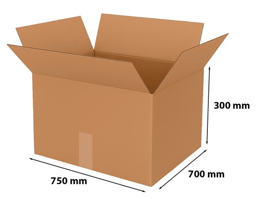 Karton klapowy BIG 750x700x300 mm C500 – 10 szt.
