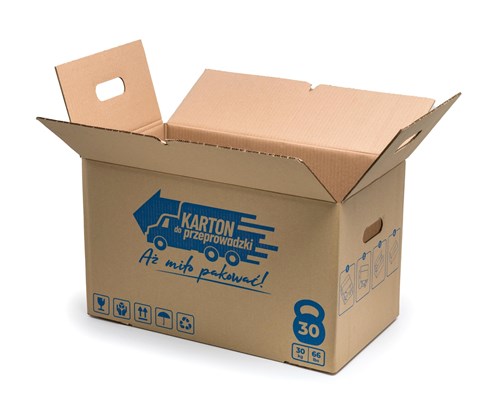 pudełko przeprowadzkowe, karton EB580, pudełko 5-warstwowe, karton transportowy, pakiet 10 sztuk