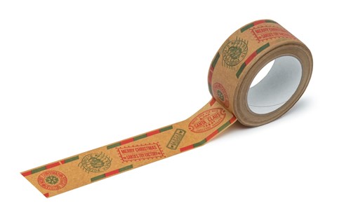 Taśma Świąteczna Papierowa Santa Claus 48mm/50m