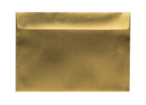 Koperty samoklejące ozdobne C5 Matowe złote 120gsm 50 sztuk