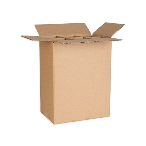 Pudełko klapowe 260x170x340 mm na 6 butelek EB580 – 10 szt.