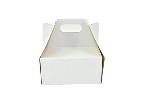 Białe pudełko tortowe 280x280x250 mm – zestaw 10 szt.