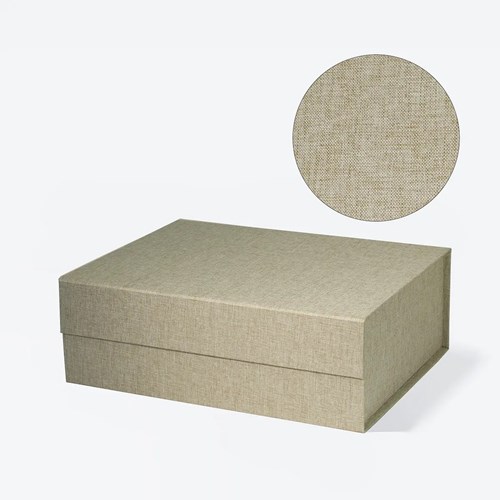 Składane pudełko magnetyczne Nature Linen 330x255x115 mm