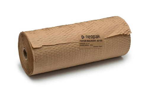 Papier nacinany kraft brąz 40cm/100m