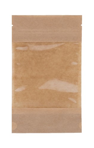 Doypack ECO KRAFT - Duże Okno - 250ml - 100 szt.