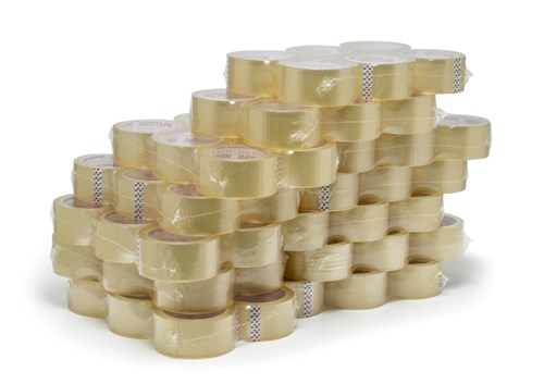 Taśma NEOTAPE AKRYL Transparent 48mm/60m cicha, KARTON 72szt