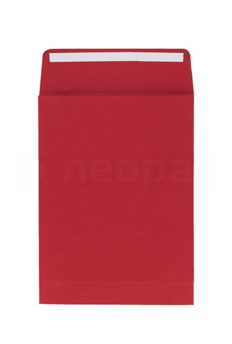 Koperty kartonowe 170x230x50mm Czerwone 220g 10szt