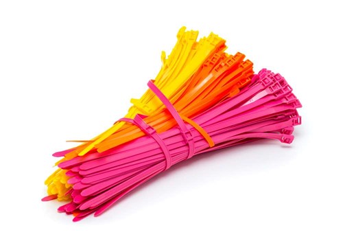 Opaska Zaciskowa typu Castle 350/7 mm Pomarańczowa