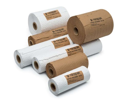 Papier nacinany kraft biały 20cm/25m