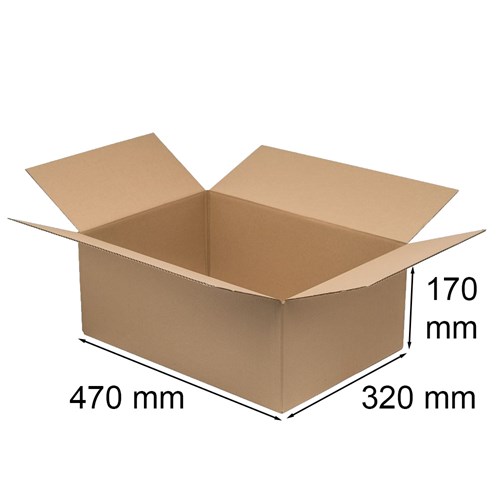 Pudło klapowe 470x320x170mm