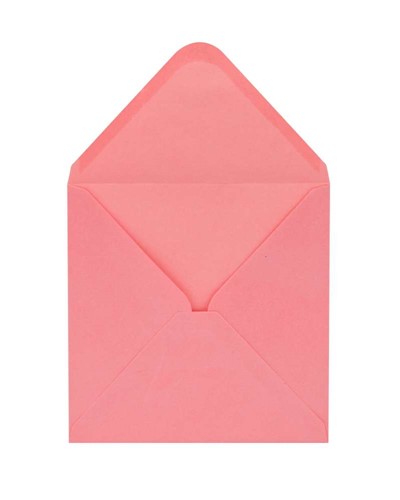 Koperty K4 Perłowe Różowe kwadratowe 50 sztuk