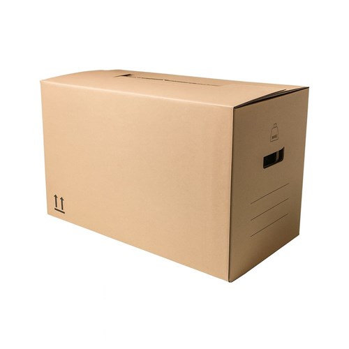 Pudło przeprowadzkowe  630x345x400 mm składane bez taśmy z uchwytami