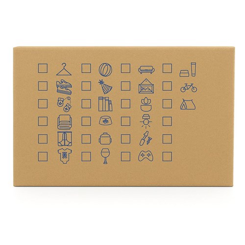 Duży karton C500 z uchwytami i nadrukiem – 570x380x390 mm