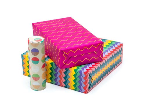 Papier Pakowy Kolorowy Happy Mix 80gsm 70cm/25m