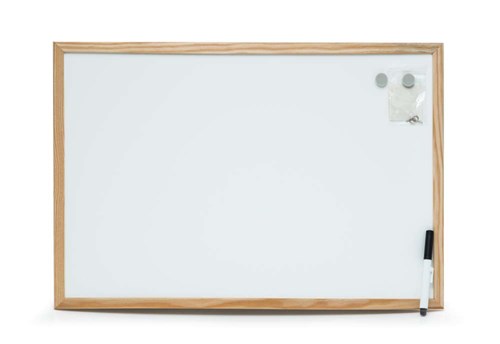 Tablica magnetyczna rama drewno Bi-Office 600x400