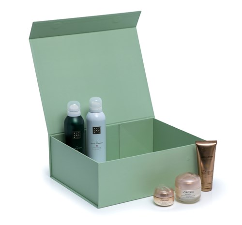 Pudełko Magnetyczne Szałwia 330x255x115mm (zew) A4 Ozdobne Pudełko